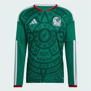 Adidas Green and Red Men's Jersey
